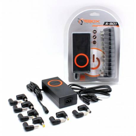 Sbox A-901 Univerzális automata notebook töltő 90W,12 csatlakozó
