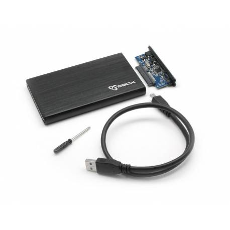Sbox HDC-2562 USB 3.0 HDD ház 2,5" SATA,fekete