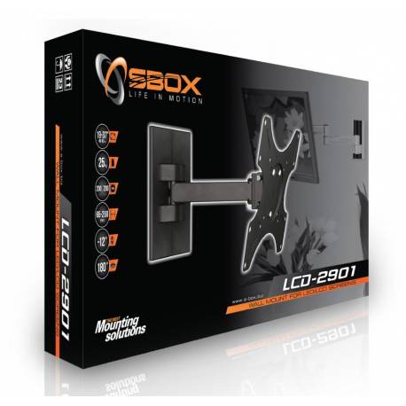 Sbox LCD-2901 19"-37" fali konzol,dönthető,forgatható