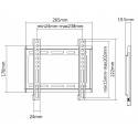 Sbox PLB-222F 23"-42" fali konzol,fix