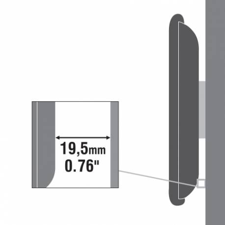 Sbox PLB-222F 23"-42" fali konzol,fix