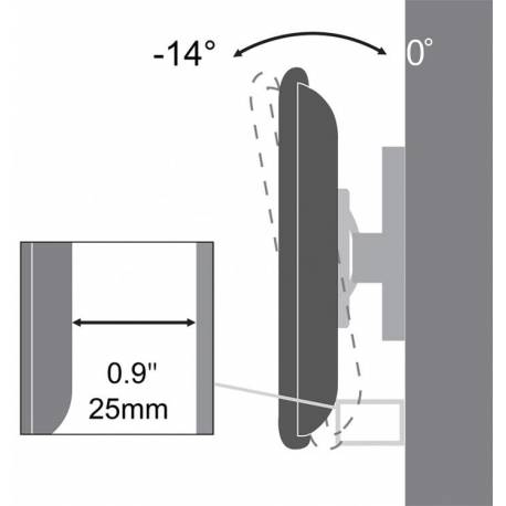 Sbox PLB-3422T 23"-42" fali konzol,dönthető