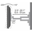 Sbox PLB-3646 37"-70" fali konzol,dönthető,forgatható