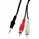 Sbox 3,5mm -2 x RCA kábel M/M - 2M 