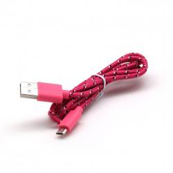 Sbox USB A -Micro USB kábel - 1M,fekete 2