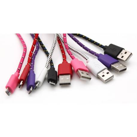 Sbox USB A -Micro USB kábel - 1M,fekete