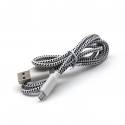 Sbox USB A -Micro USB kábel - 1M,fehér