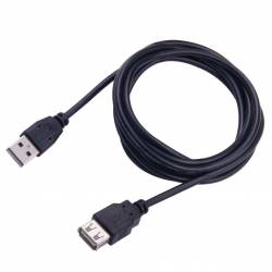 Sbox USB A - A M/F hosszabbító kábel -2M 