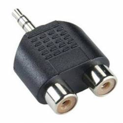 Sbox 3,5mm – 2 x RCA M/F adapter