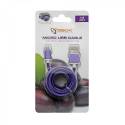 Sbox USB AM-MICRO-15U micro USB kábel - 1,5m,lila