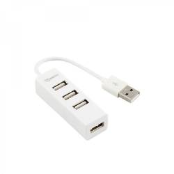 Sbox H-204W 4 portos USB Hub,fehér