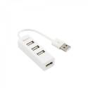Sbox H-204W 4 portos USB Hub,fehér