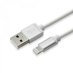 SBOX IPH7S USB-iPhone7 töltőkábel,1.5m,ezüst
