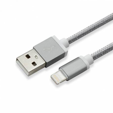 SBOX IPH7GR USB-iPhone7 töltőkábel,1.5m,szürke
