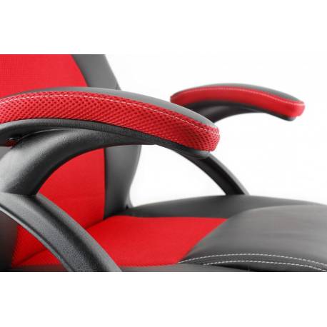 White Shark KINGS THRONE Gamer szék,piros/fekete