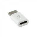 Sbox USB 2.0-TYPE C  F/M adapter,fehér