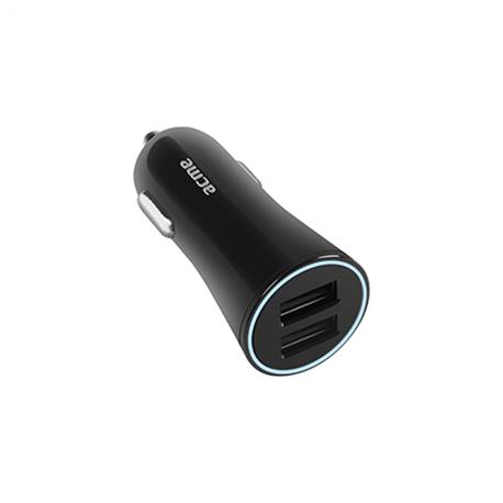 ACME CH104 2 port USB autós töltő, 3.4A