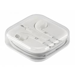 Sbox IEP-204W mikrofonos fülhallgató,fehér 2