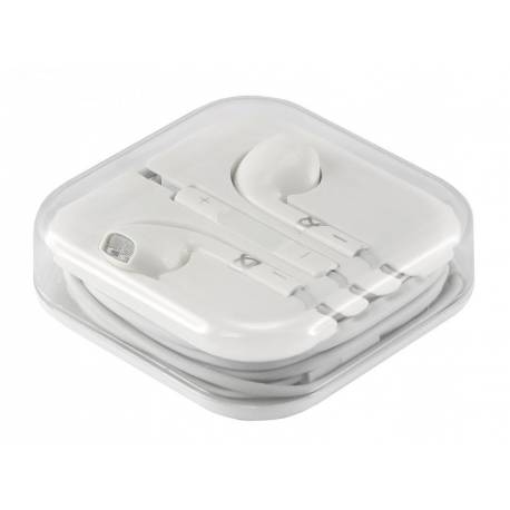 Sbox IEP-204W mikrofonos fülhallgató,fehér