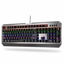 AULA ASSAULT Mechanikus RGB fém Gaming billentyűzet,magyar