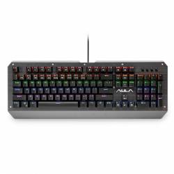 AULA ASSAULT Mechanikus RGB fém Gaming billentyűzet,magyar 2
