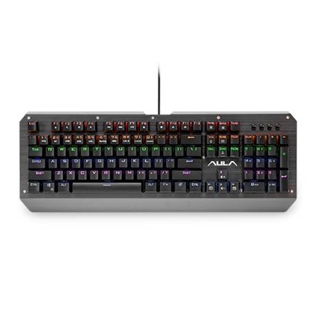 AULA ASSAULT Mechanikus RGB fém Gaming billentyűzet,magyar