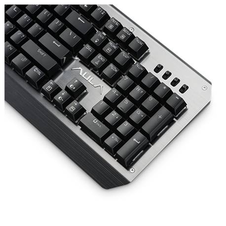 AULA ASSAULT Mechanikus RGB fém Gaming billentyűzet,magyar