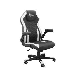 White Sahrk DERVISH K-8879B/W Gamer szék, fekete/fehér