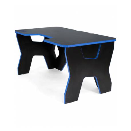 Generic Confort Gamer2DS/NB gamer asztal, fekete kék szegély