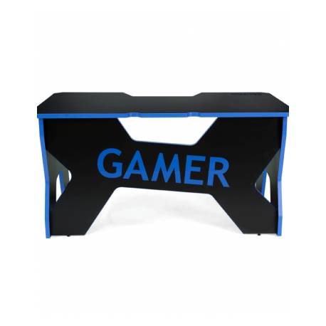 Generic Confort Gamer2DS/NB gamer asztal, fekete kék szegély