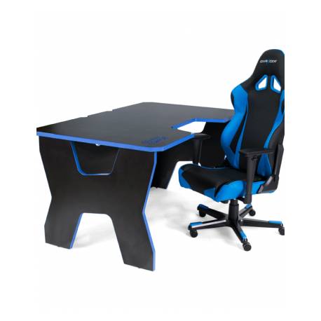 Generic Confort Gamer2DS/NB gamer asztal, fekete kék szegély