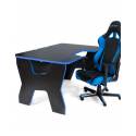 Generic Confort Gamer2DS/NB gamer asztal, fekete kék szegély