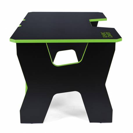 Generic Confort Gamer2DS/NE gamer asztal, fekete zöld szegély