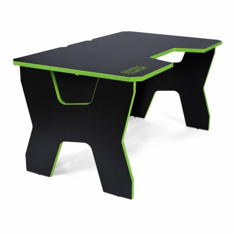 Generic Confort Gamer2DS/NE gamer asztal, fekete zöld szegély