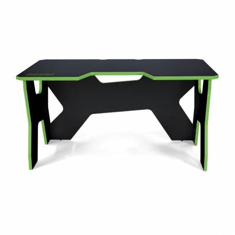 Generic Confort Gamer2DS/NE gamer asztal, fekete zöld szegély