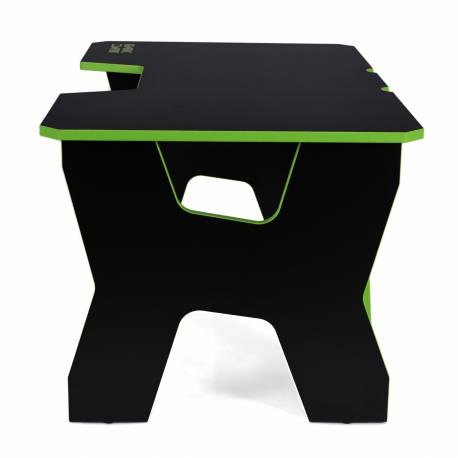 Generic Confort Gamer2DS/NE gamer asztal, fekete zöld szegély