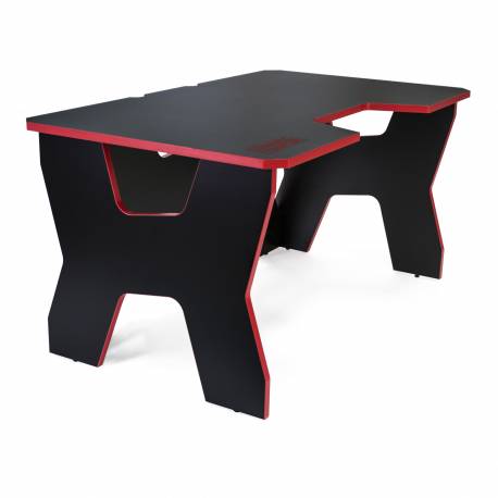 Generic Confort Gamer2DS/NR gamer asztal, fekete piros szegély