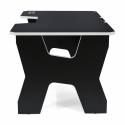 Generic Confort Gamer2DS/NW gamer asztal, fekete, fehér szegély