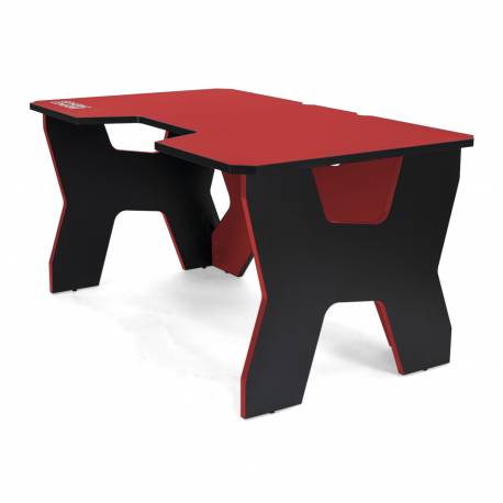 Generic Confort Gamer2NR gamer asztal, piros, fekete szegély