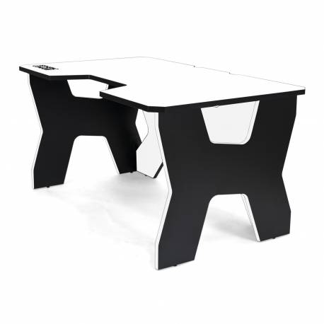 Generic Confort Gamer2NW gamer asztal, fehér, fekete szegély