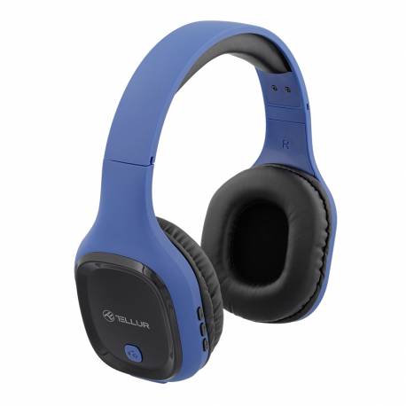 TELLUR PULSE TLL511281 Bluetooth fejhallgató mikrofonnal, kék