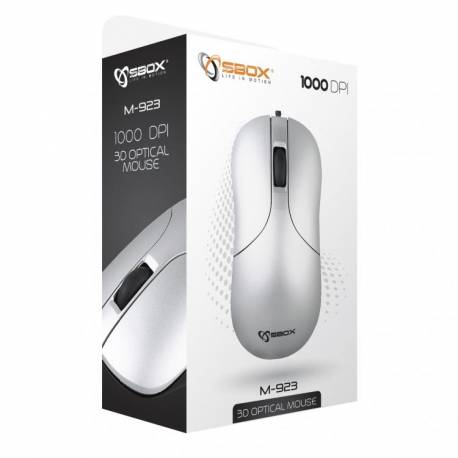 Sbox M-923S USB egér, fekete