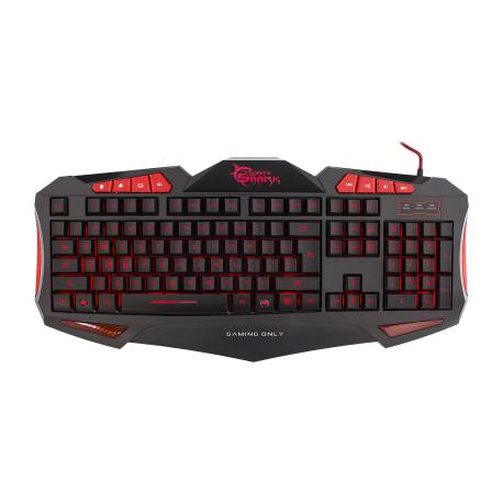 White Shark GK-1621BL SHOGUN fekete/kék gamer billentyűzet (angol)