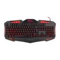 White Shark GK-1621BL SHOGUN fekete/kék gamer billentyűzet (angol)