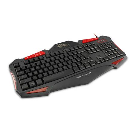White Shark GK-1621BL SHOGUN fekete/kék gamer billentyűzet (angol)