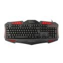 White Shark GK-1621BL SHOGUN fekete/kék gamer billentyűzet (angol)