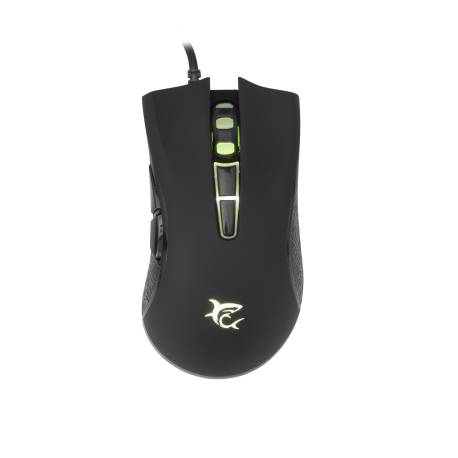 White Shark GM-5004B SARTACUS-2/B gaming egér,fekete, 6400 dpi