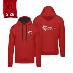 White Shark kapucnis póló piros "XL" (felnőtt)