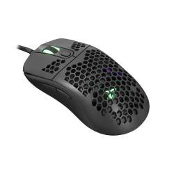 White Shark GM-5007B GALAHAD gamer egér,fekete, 6400 dpi 2