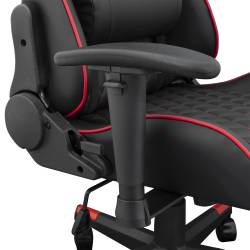 White Shark RCER-TWO gamer szék, fekete/piros 2